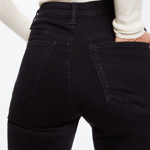 NWOT—Never worn Boot cut cropped jeans with slight flare-Mango - Picture 4 of 7